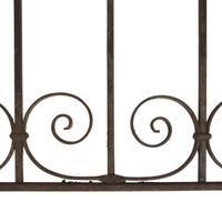 A Wrought Iron Grill from the Fisher Building, Chicago, IL. 42.5" W x 1" D x 33" H — United States, 1896
