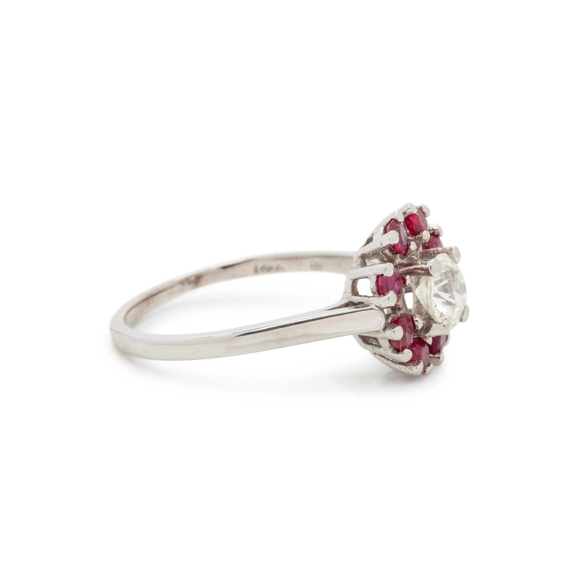 DIAMOND AND RUBY RING