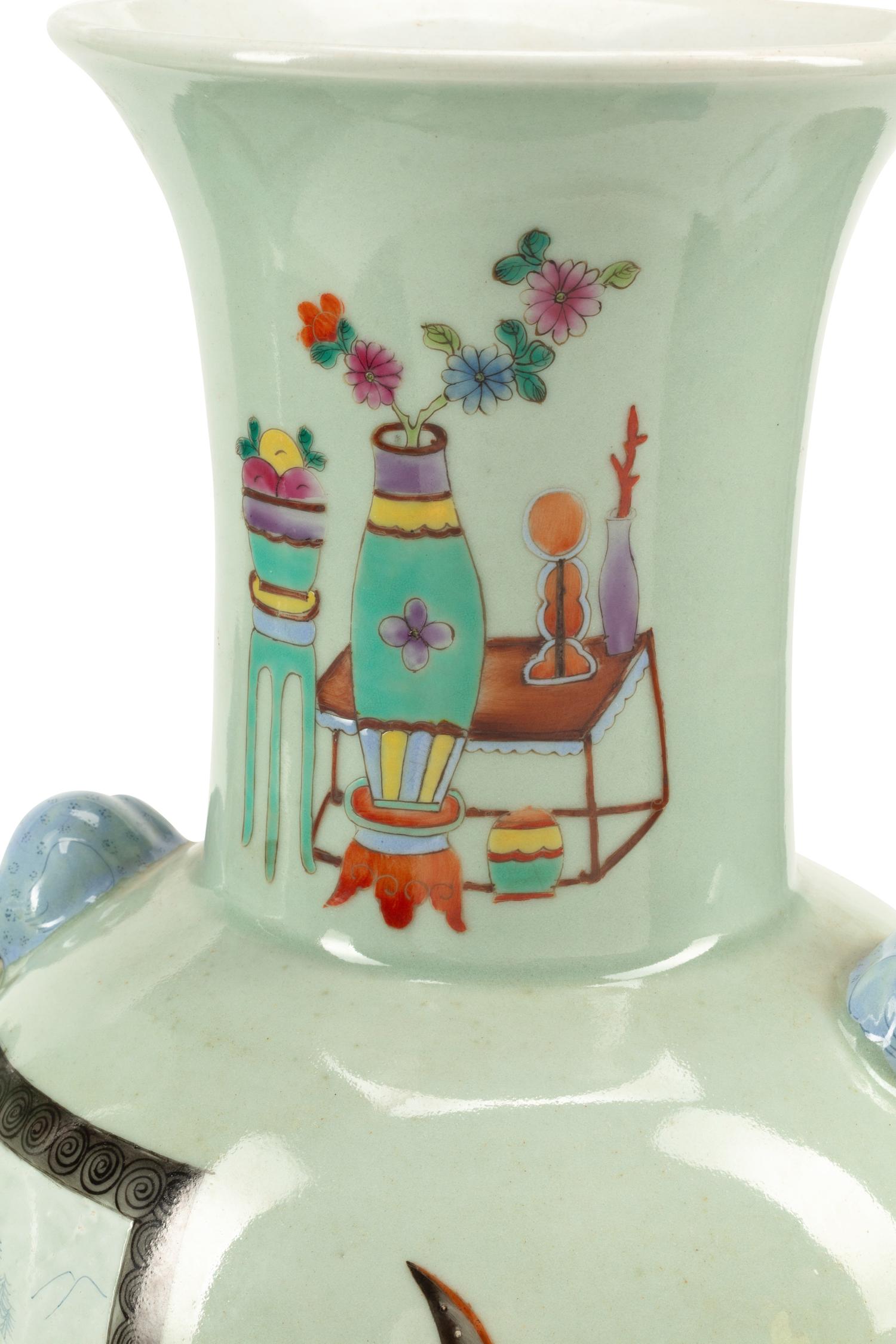 A Pair of Chinese Porcelain Vases