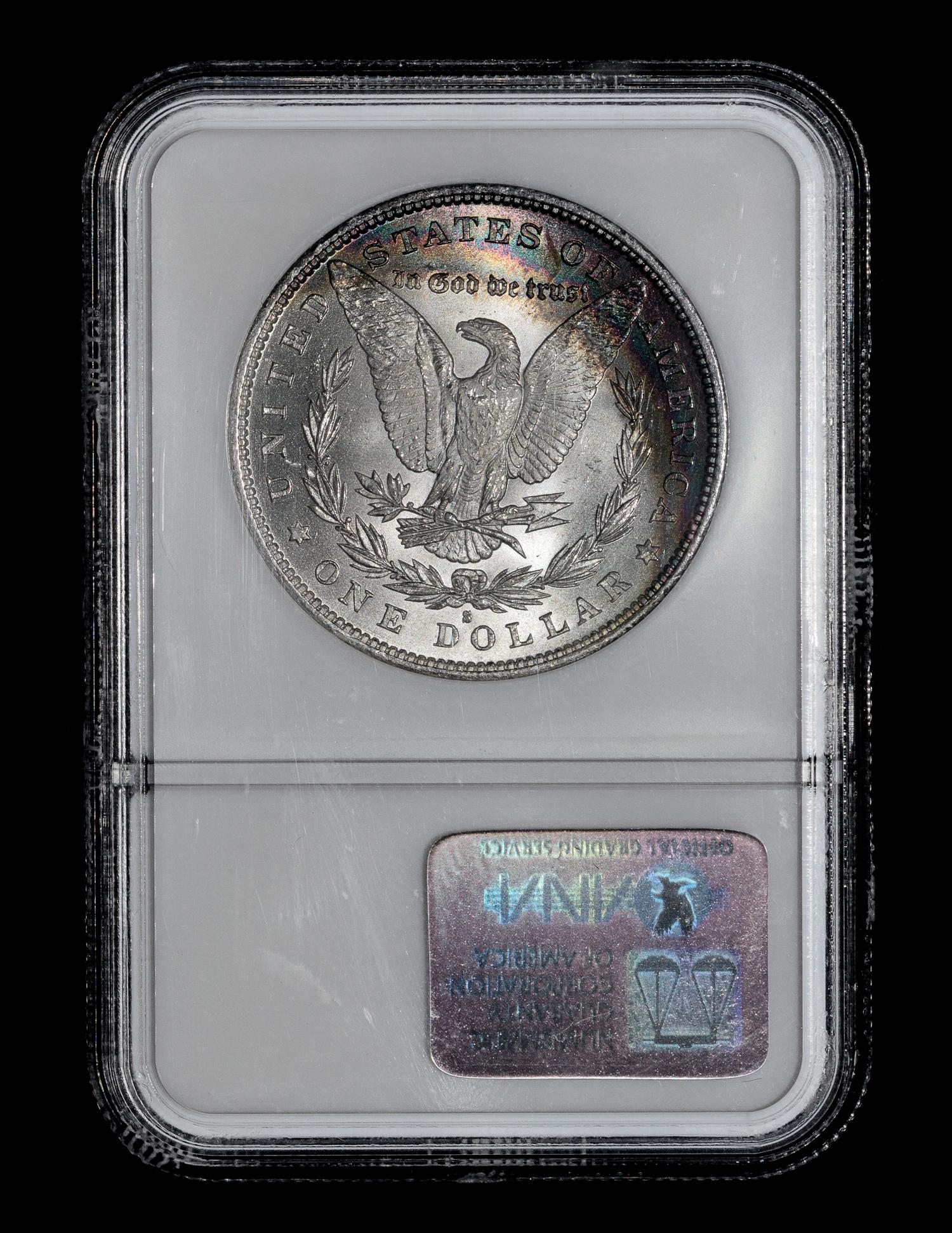 A United States 1879-S Morgan Silver $1 Coin — NGC graded MS66