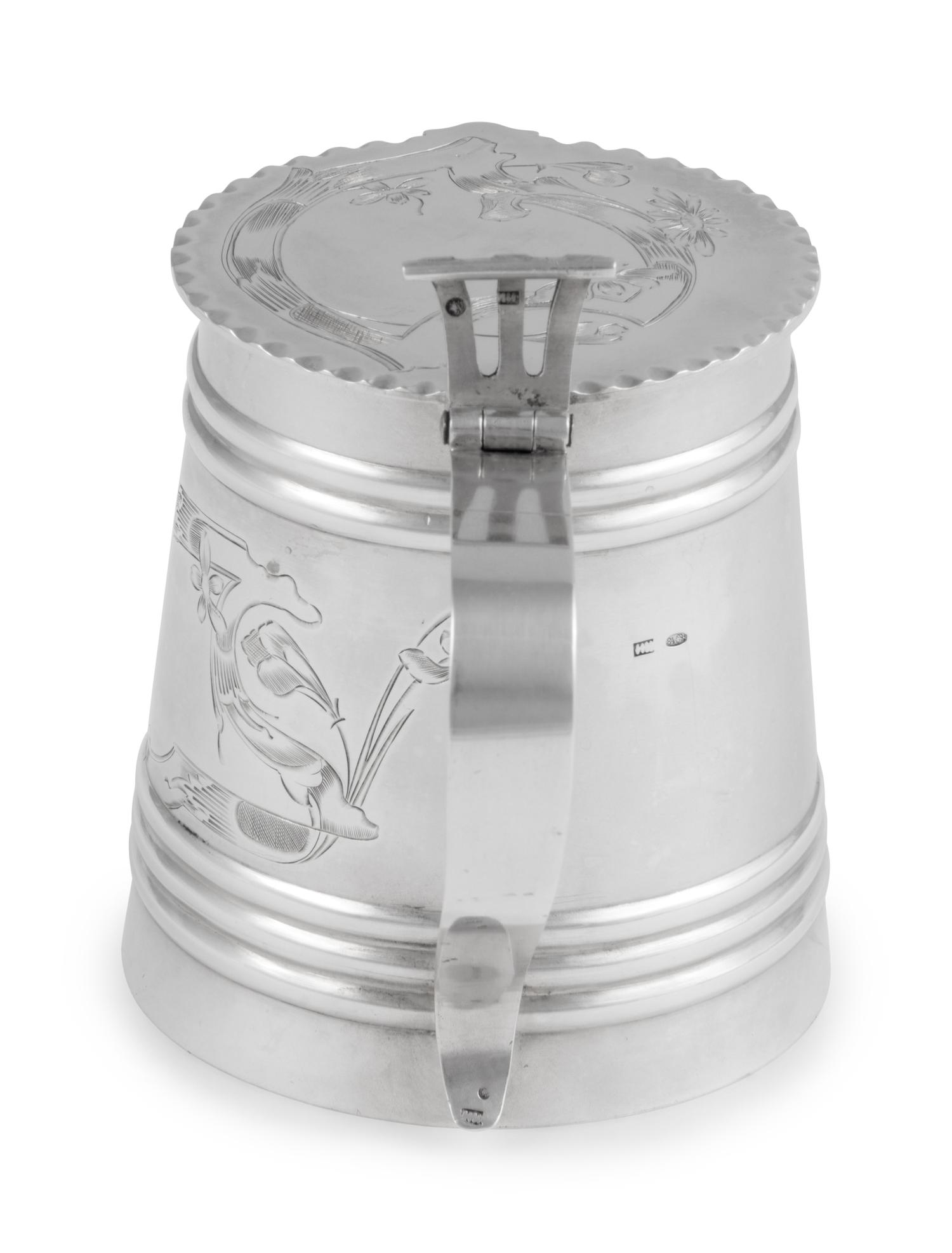 A Russian Silver Tankard