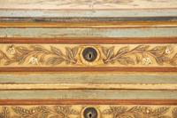 A Louis XVI Style Painted Pine Two Drawer Commode