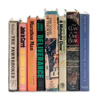 [LITERATURE - BOOKS INTO FILM]. A group of 8 FIRST EDITIONS adapted into action/thriller films, comprising: