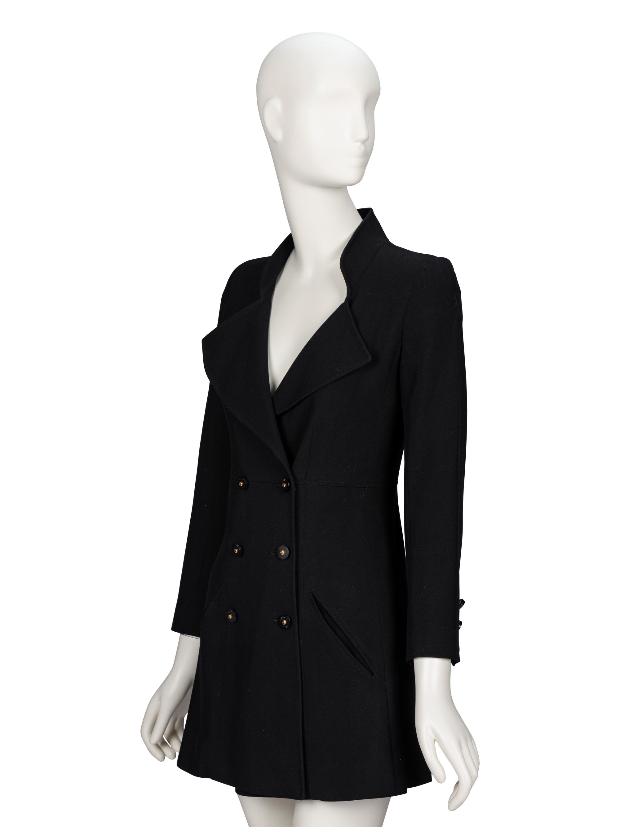 Chanel, Black Blazer Minidress