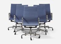 Charles and Ray Eames, Five Aluminum Group Executive Chairs