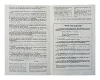 [CIVIL RIGHTS]. March on Washington for Jobs and Freedom, August 28, 1963: Lincoln Memorial Program . [Washington, DC], 1963.