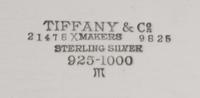An American Silver Cigarette Box, Tiffany & Co, New York, NY, 1930, rectangular with incised bands, the cover engraved with initial H,