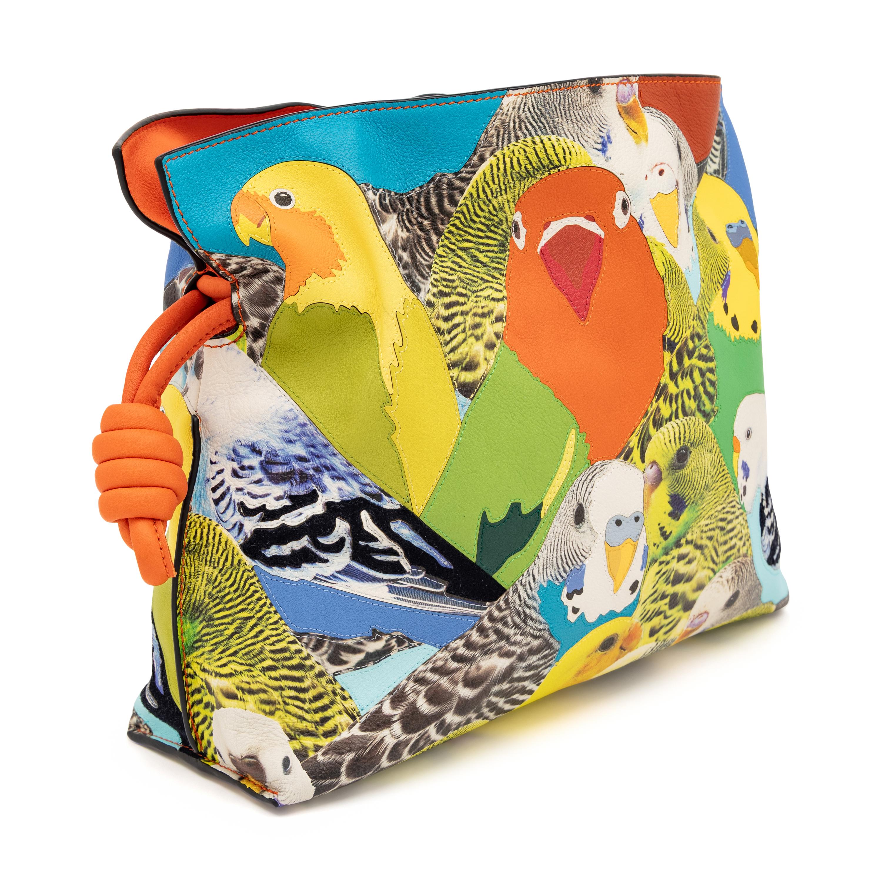 Loewe, Parakeet-Print Flamenco Bag