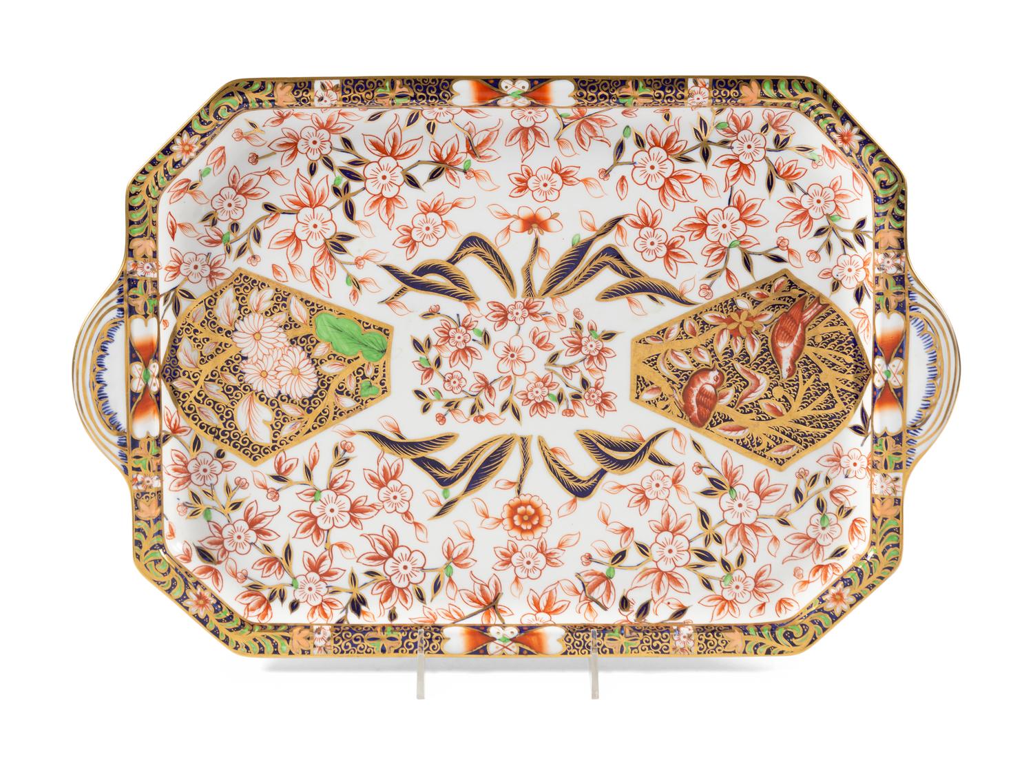 A Royal Crown Derby Porcelain Tray