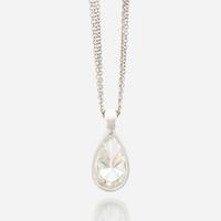 A diamond pendant