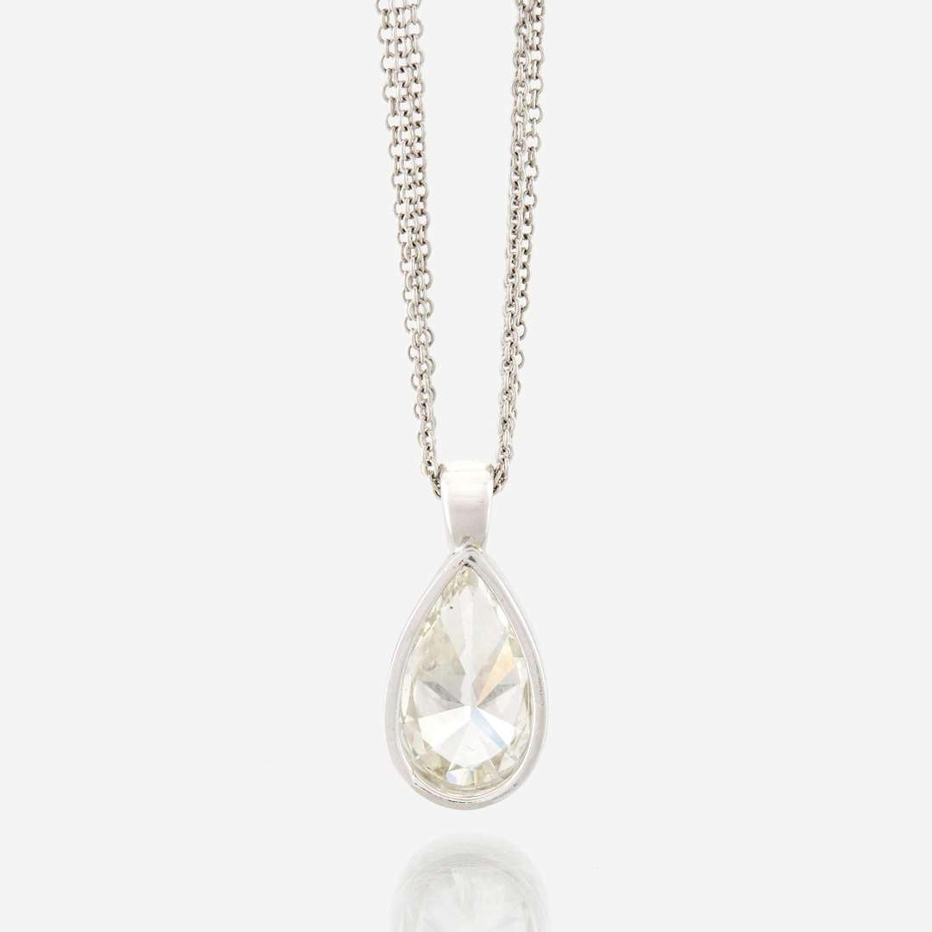 A diamond pendant