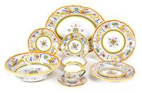 An Assembled Italian Ceramic Dinner Service