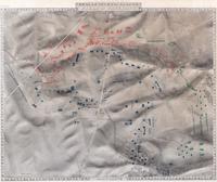 (WATERLOO) FREEBAIRN . Two battlefield engravings of Waterloo and Quatre-Bras. London, 1848.