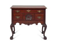 A Chippendale Carved Mahogany Dressing Table