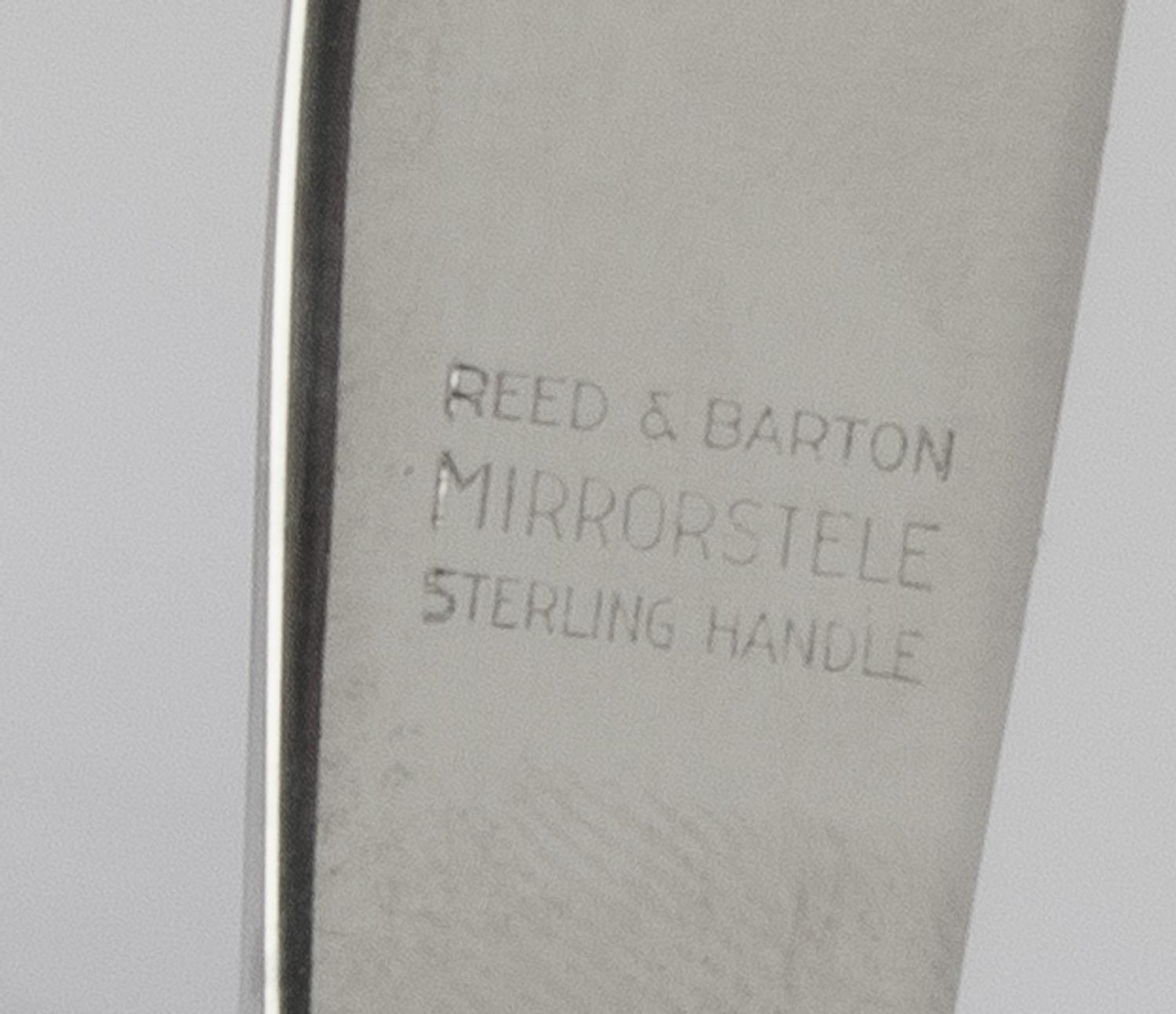 An American Silver Flatware Service, Reed & Barton, Taunton, MA, Silver Sculpture pattern, comprising: 12 dinner knives 12 dinner forks