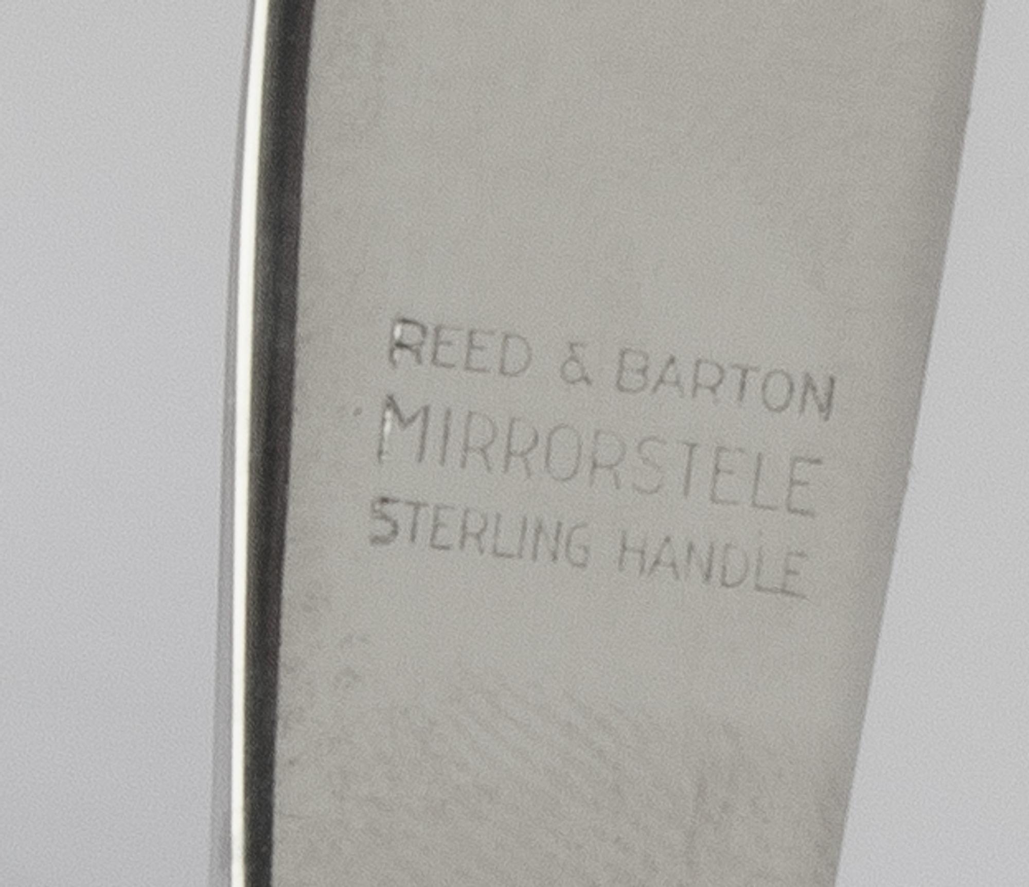 An American Silver Flatware Service, Reed & Barton, Taunton, MA, Silver Sculpture pattern, comprising: 12 dinner knives 12 dinner forks