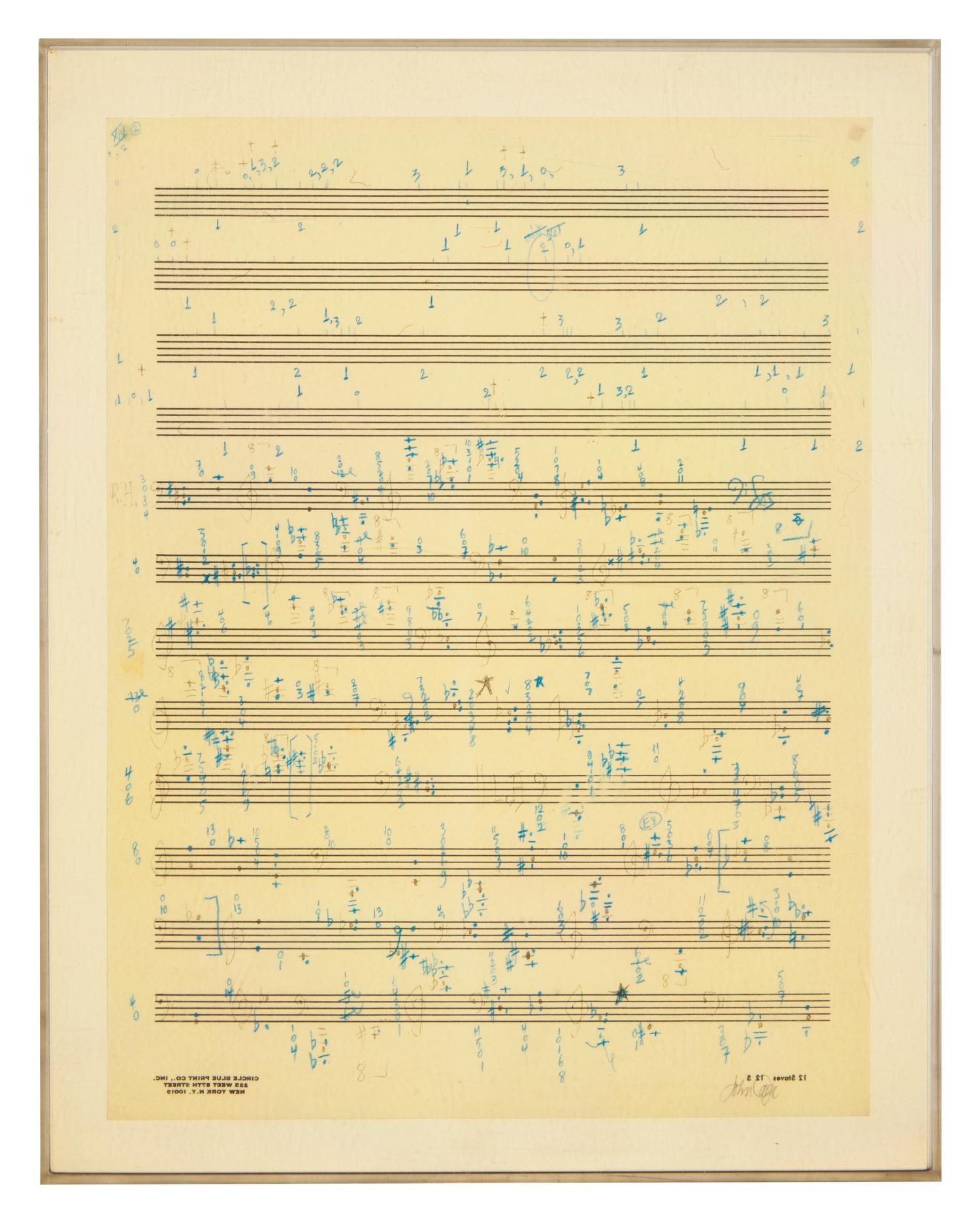 Études Australes, Piano Solo Book II, Transcriptions to Musical Staves XIV No. 2, 1974-75