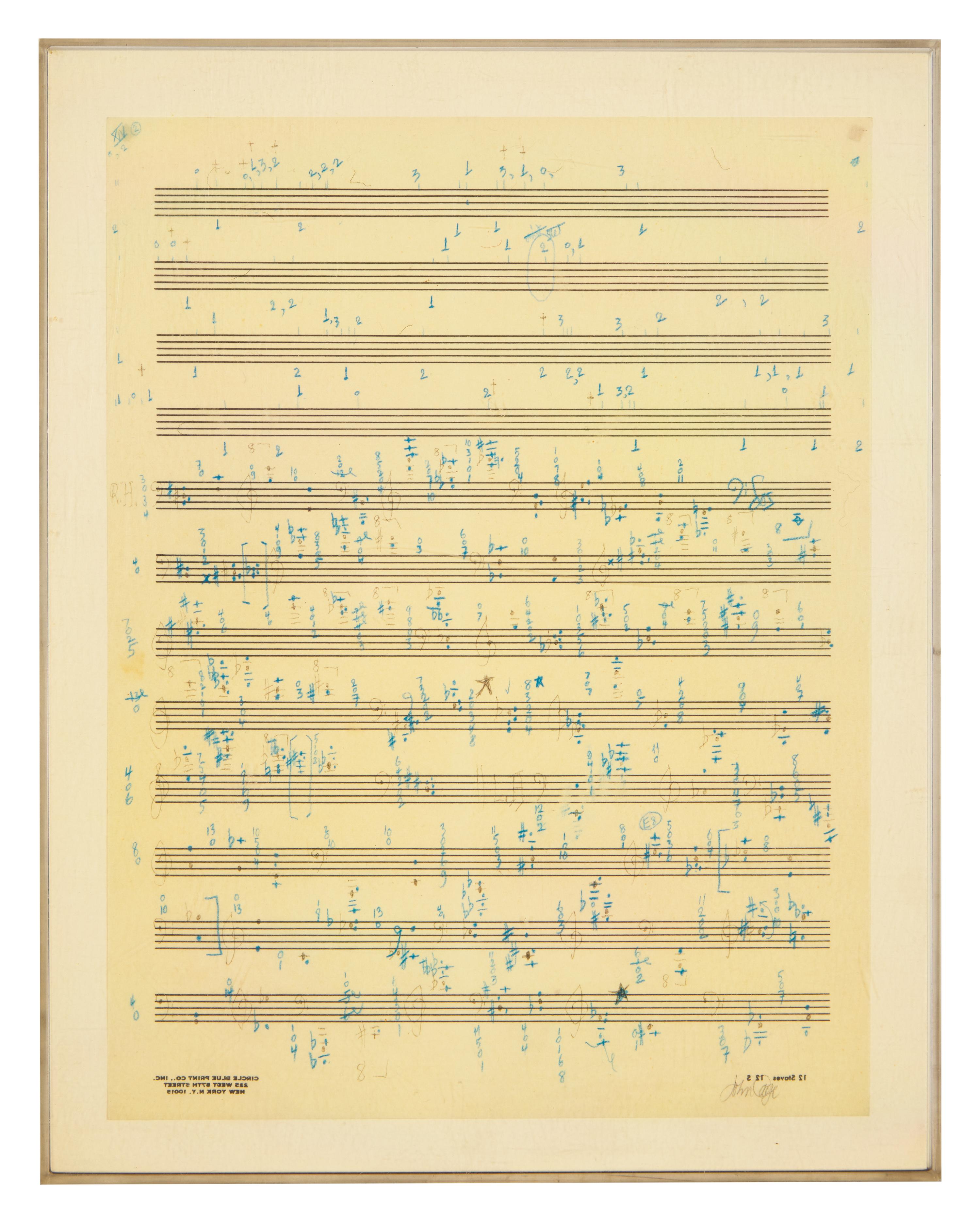 Études Australes, Piano Solo Book II, Transcriptions to Musical Staves XIV No. 2, 1974-75