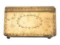 Six Brass Trinket Boxes