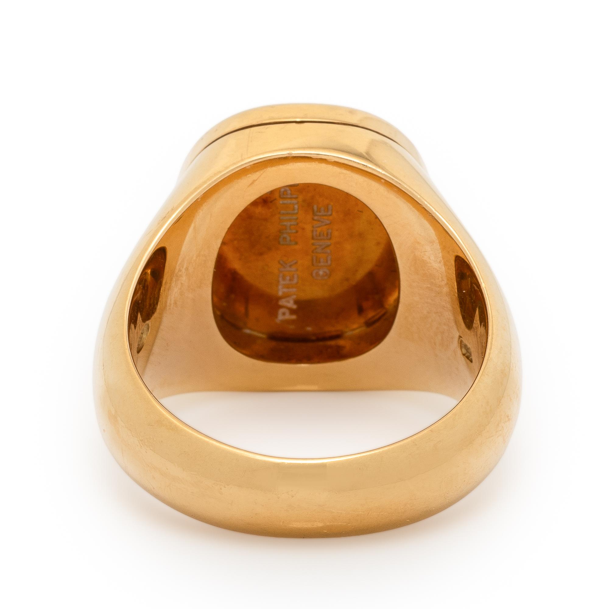 Patek Philippe, 18K Yellow Gold 'Ellipse' Ring