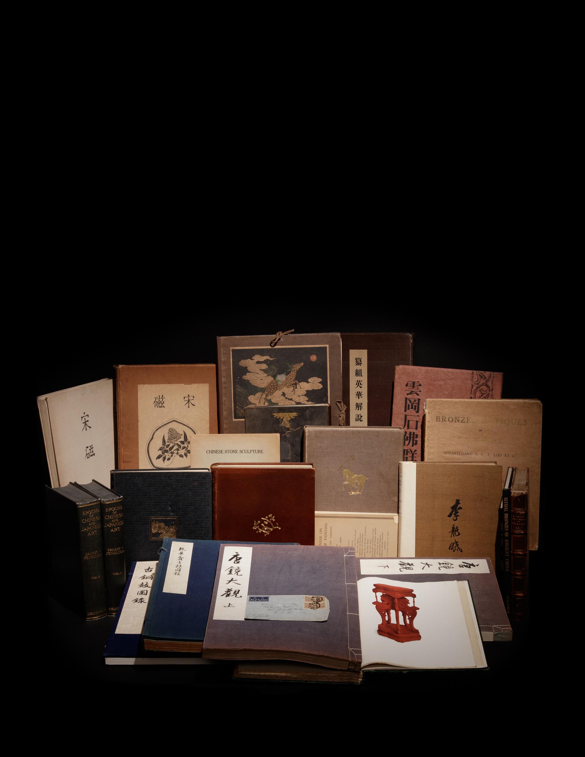 [THE REFERENCE LIBRARY OF C.T. LOO (1880-1957)] A group of works on Chinese art from the library of C.T. Loo, comprising: