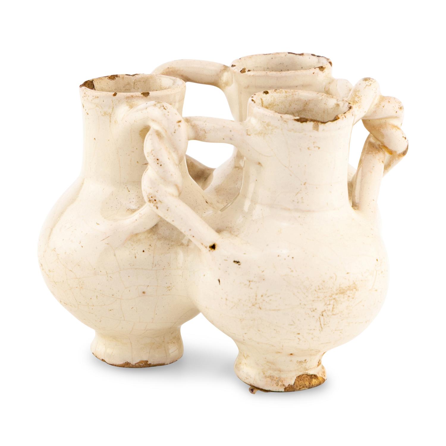 An English Delftware Fuddling Cup