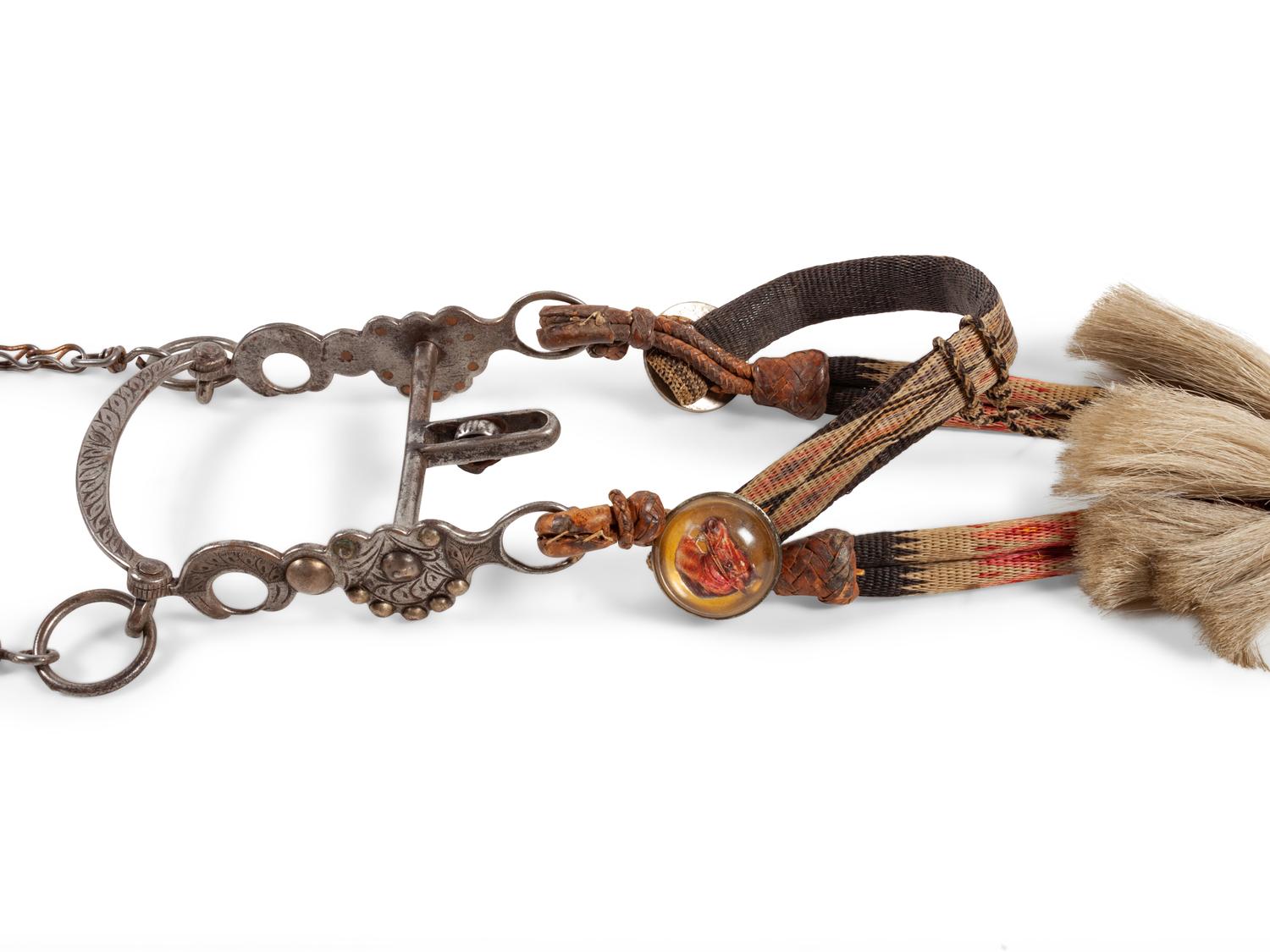 Prison Made Hitched Horse Hair Bridle
