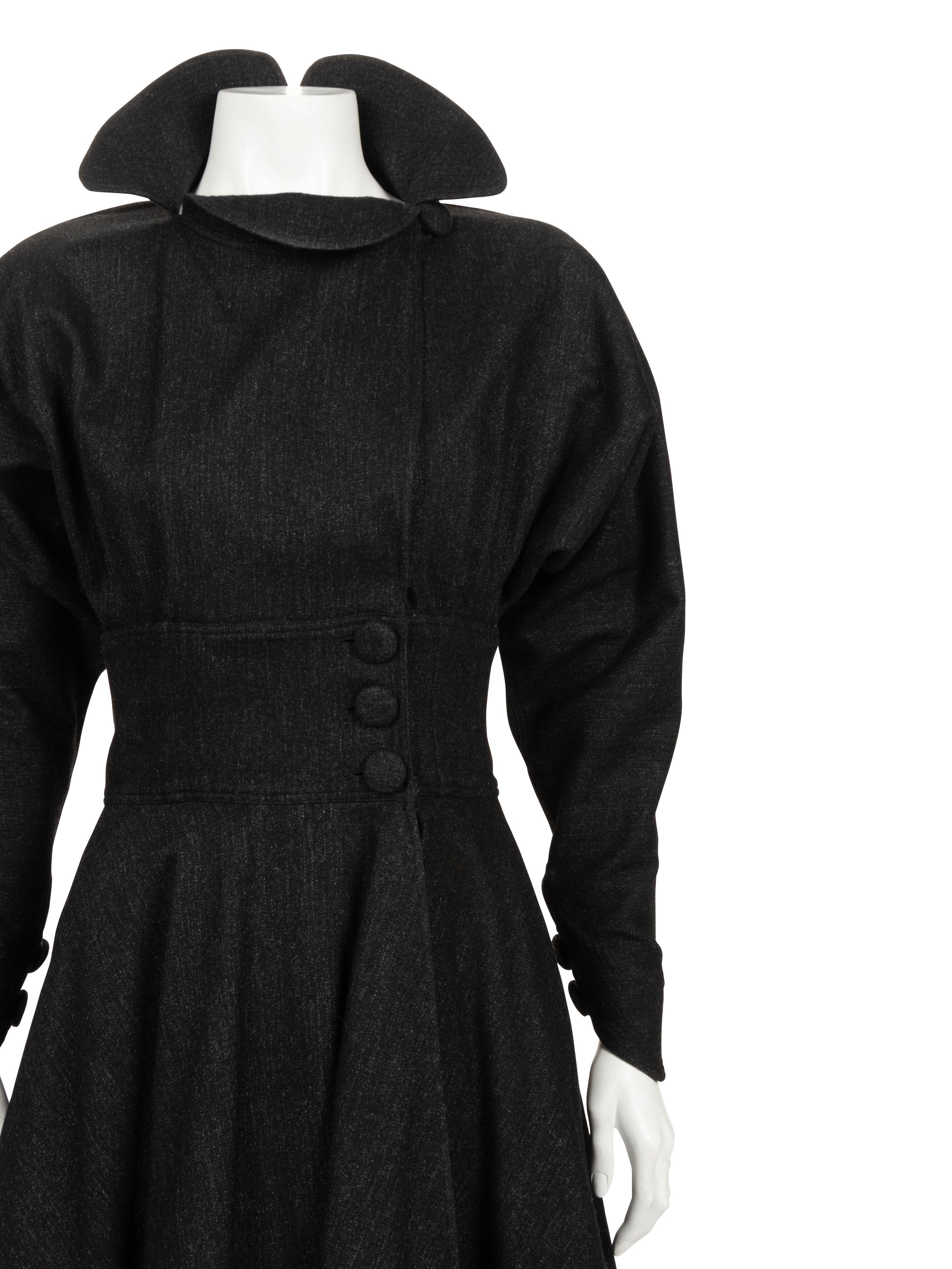 Fendi 365 Wool Coat, 1980-90s
