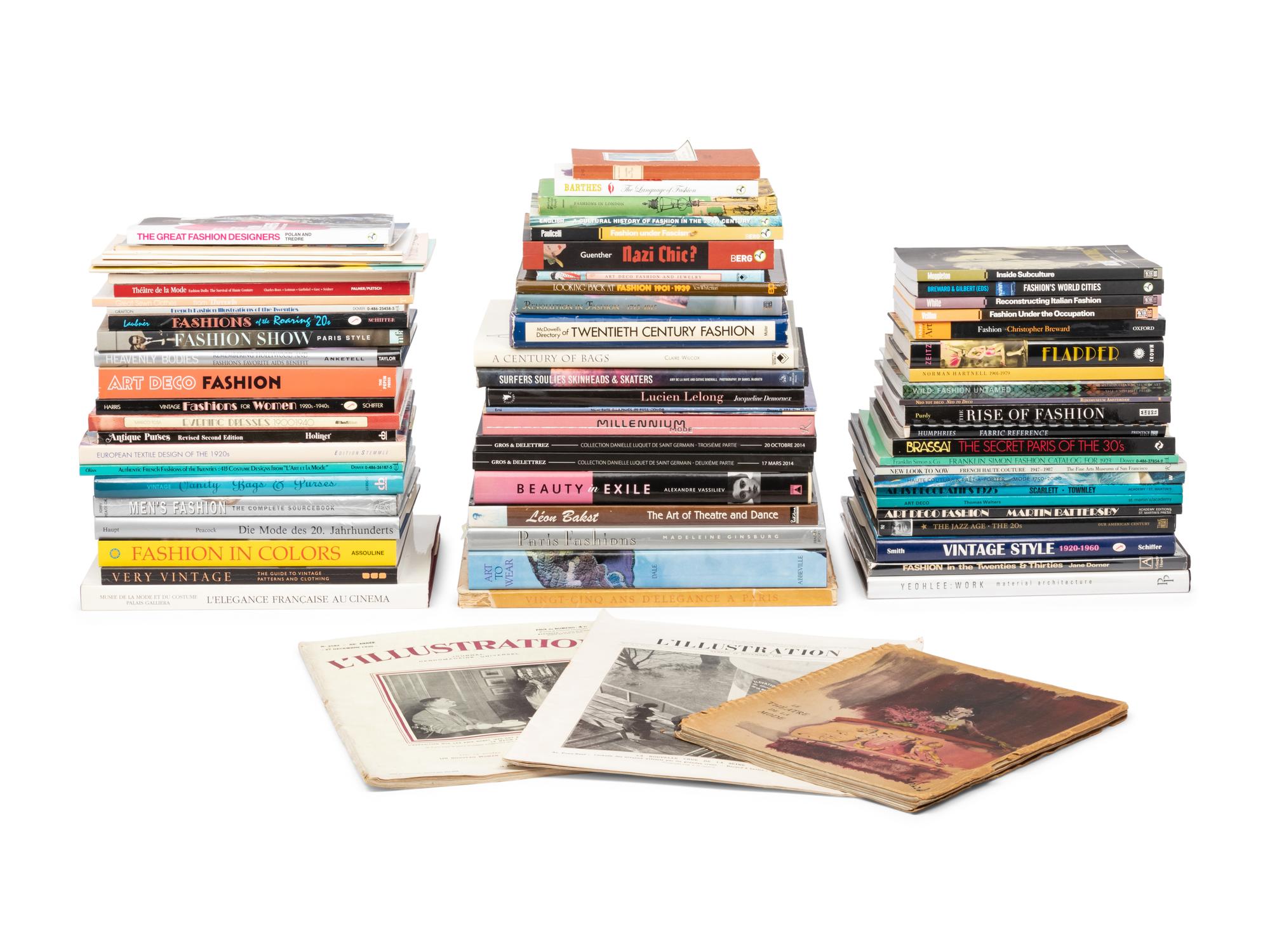 Group of Fashion Reference Books