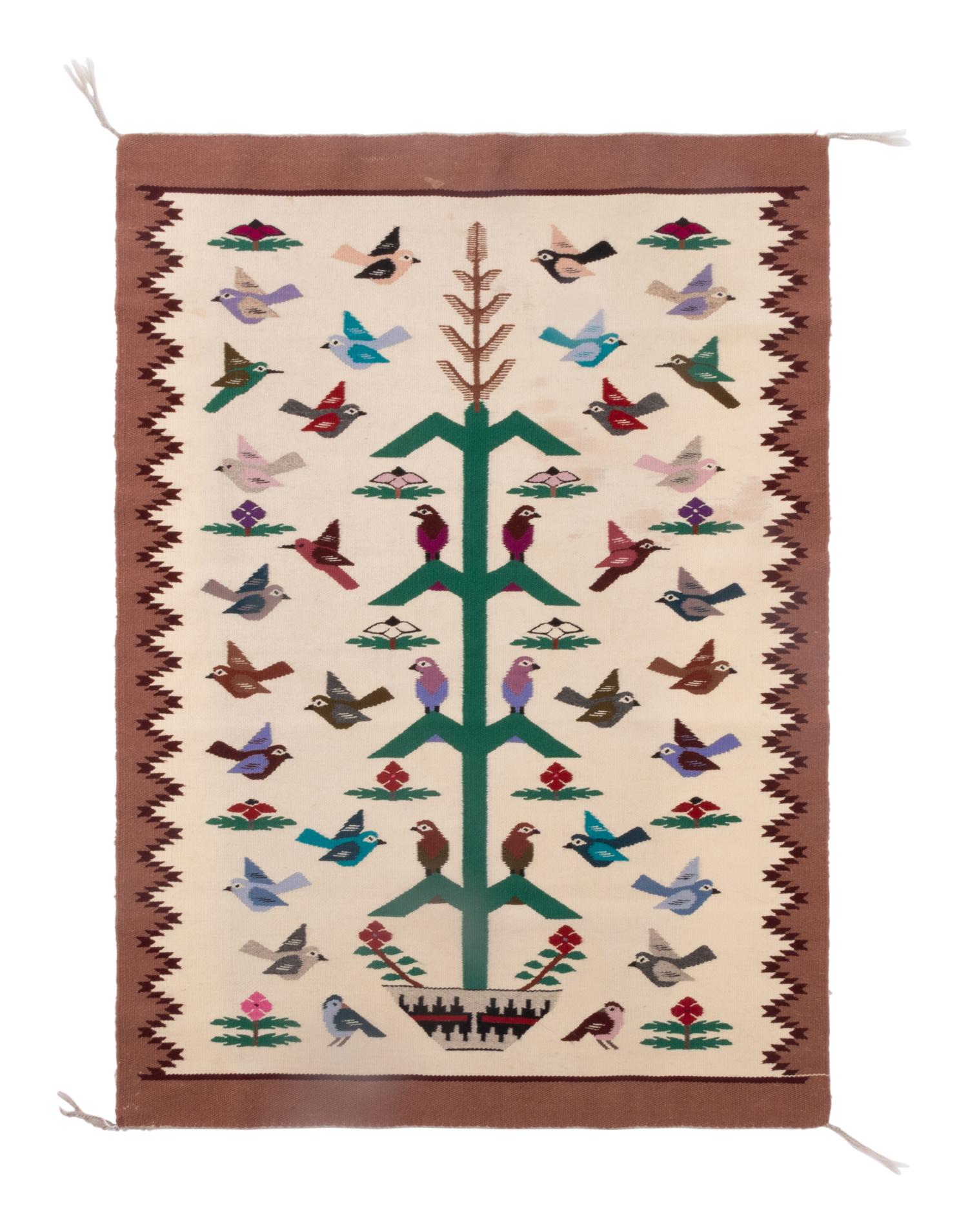 Navajo Cornstalk of Life Weaving / Rug