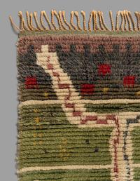 Hand-woven rug Nils Nessims, Sweden