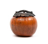 A Japanese Bamboo Covered Vessel Height 4 inches. — 19TH CENTURY
