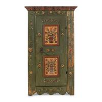 A Bavarian Painted Pine Cabinet