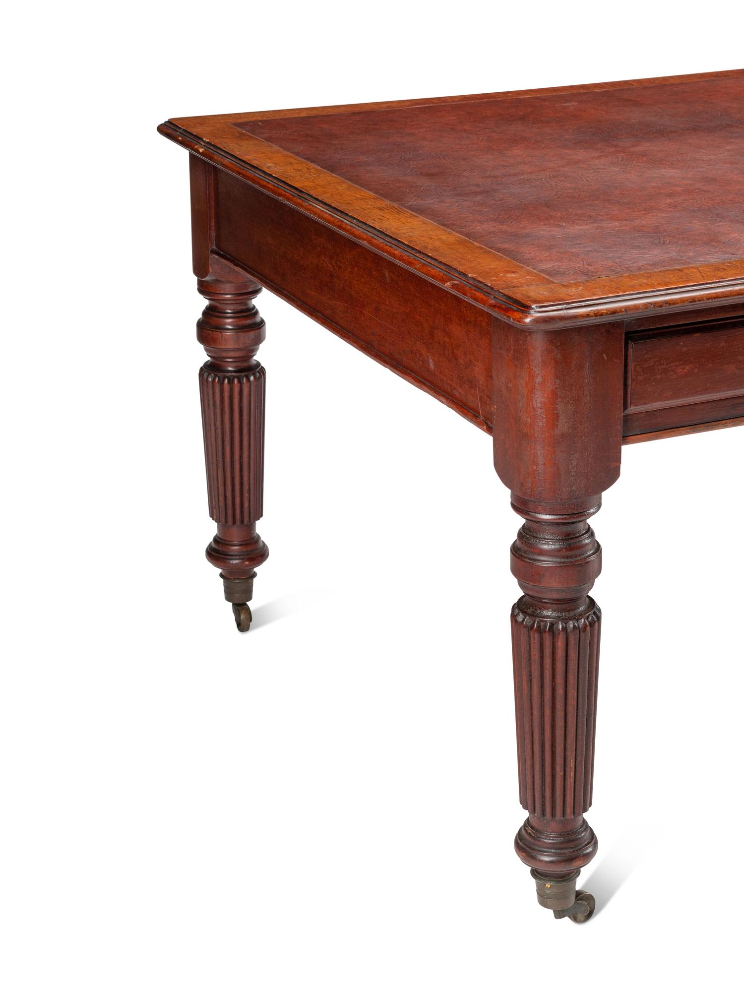 A William IV Mahogany Partners’ Desk