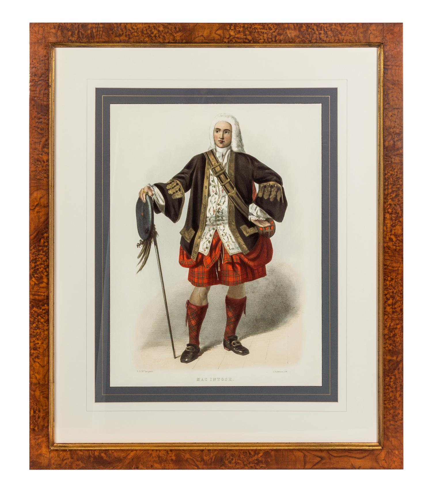After Robert Ronald McIan, (Scottish, 1803-1856), MacIntosh, Ulric and MacPherson (three works)