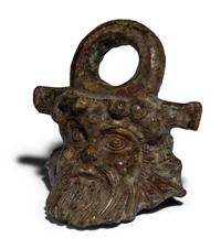 A Roman Bronze Silenus