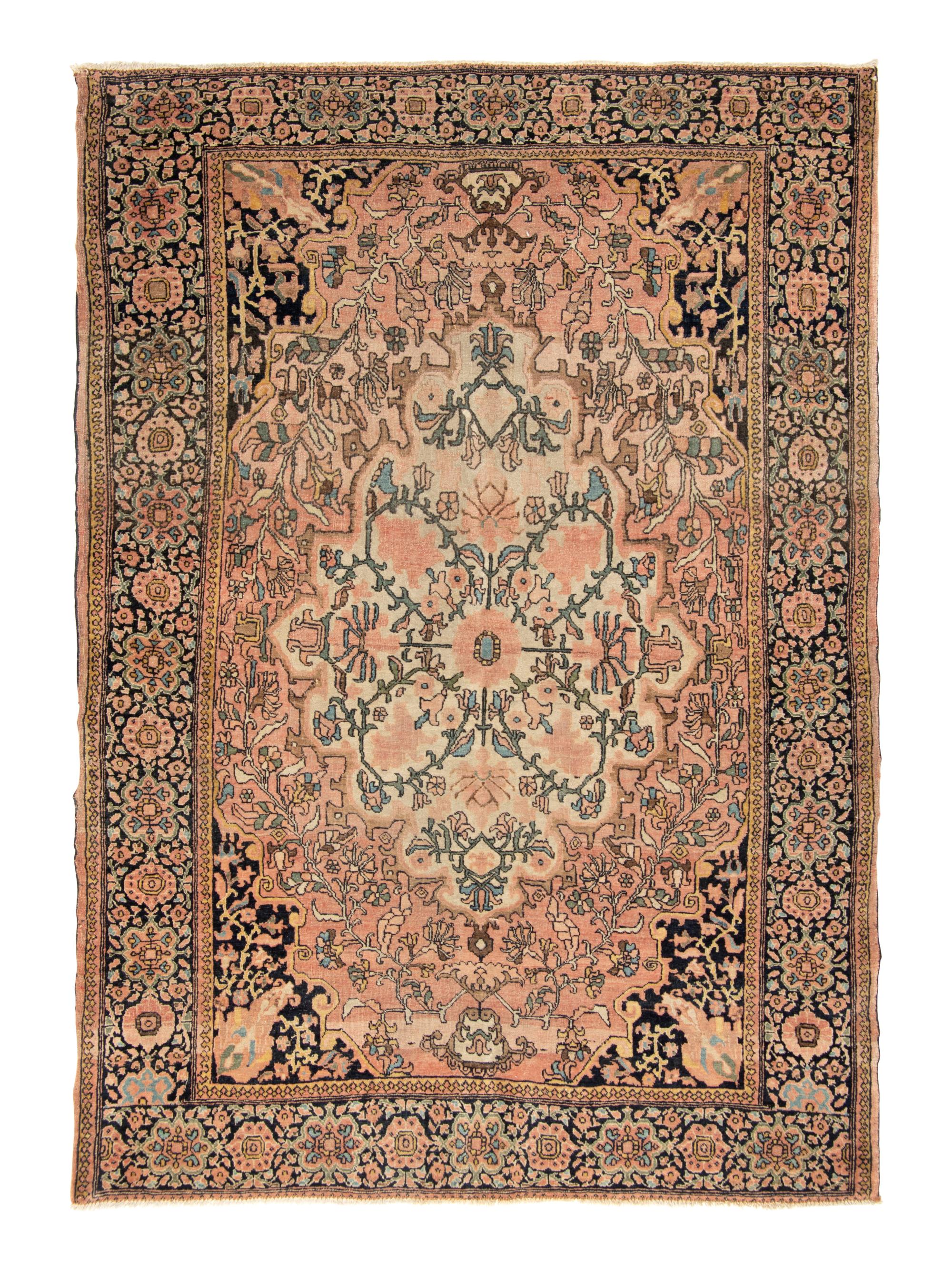 A Feraghan Sarouk Wool Rug