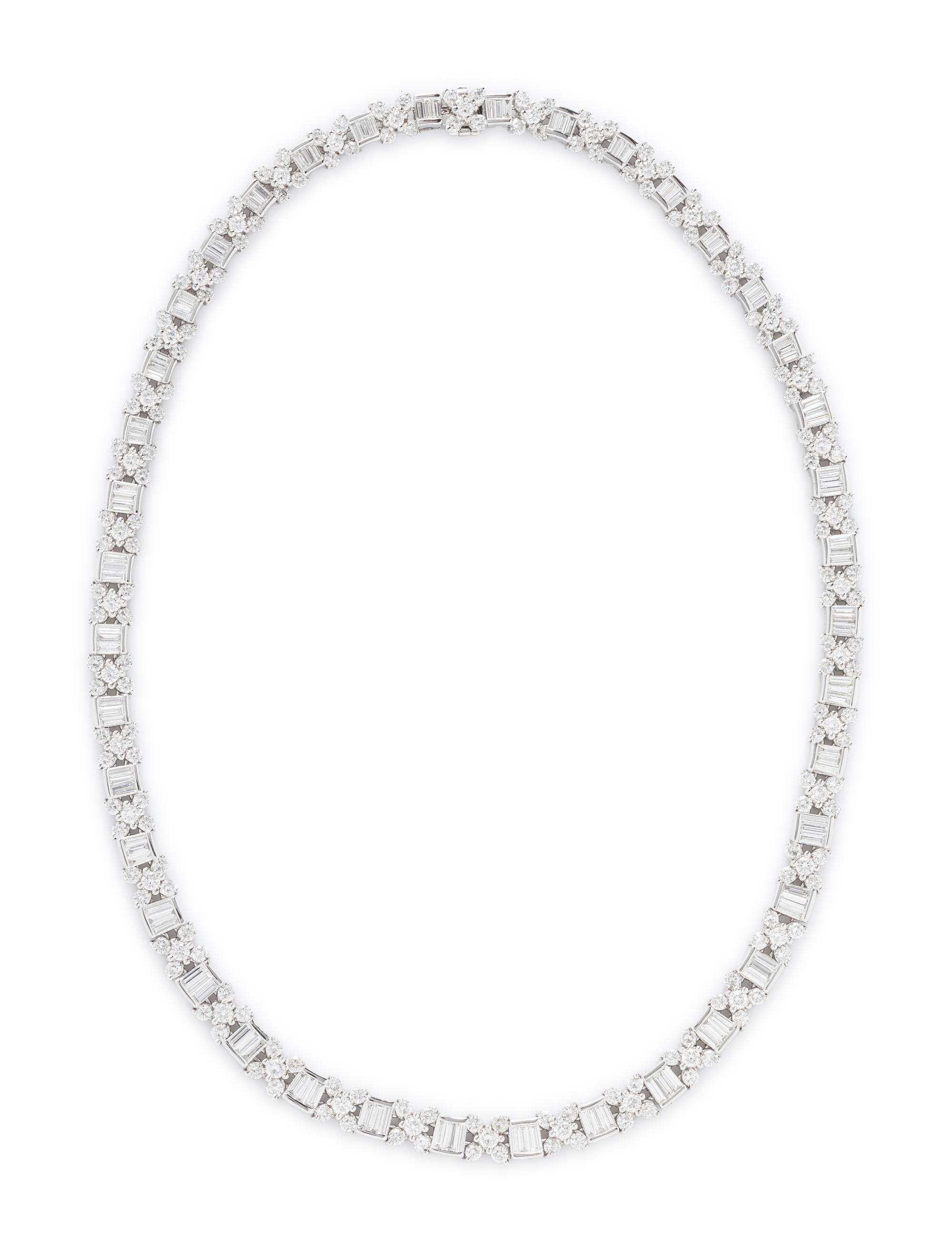 PLATINUM AND DIAMOND NECKLACE