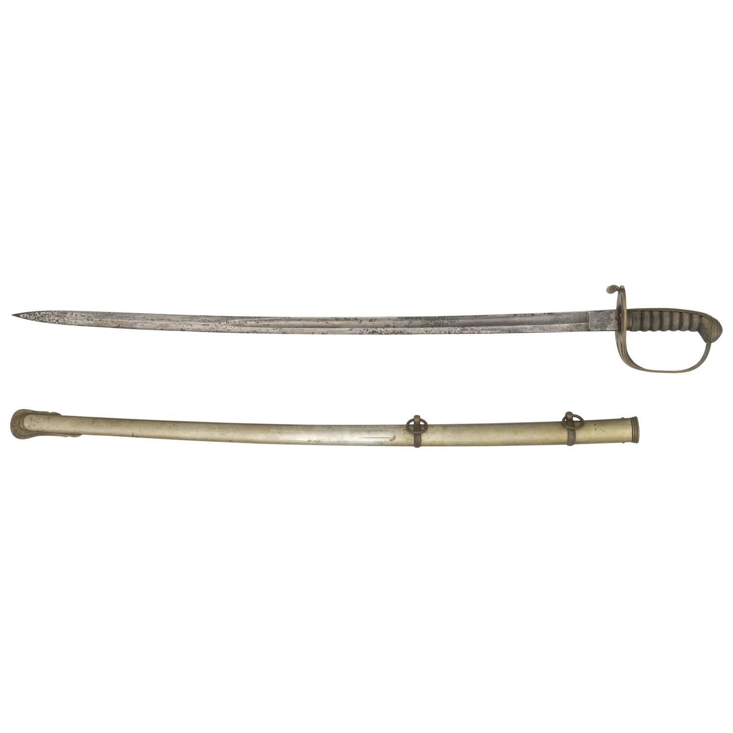 Clauberg Non-Regulation Staff & Field Officers Sword of Lt. Charles Lee - 11th Indiana Volunteer Infantry