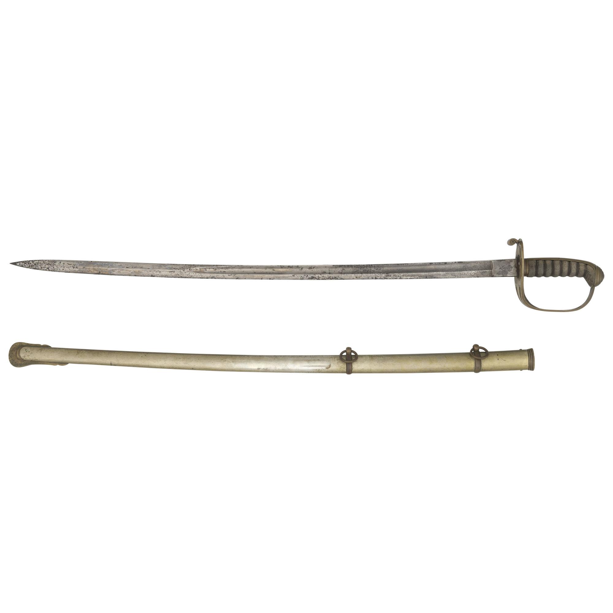 Clauberg Non-Regulation Staff & Field Officers Sword of Lt. Charles Lee - 11th Indiana Volunteer Infantry