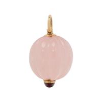 ROSE QUARTZ AND GARNET PENDANT