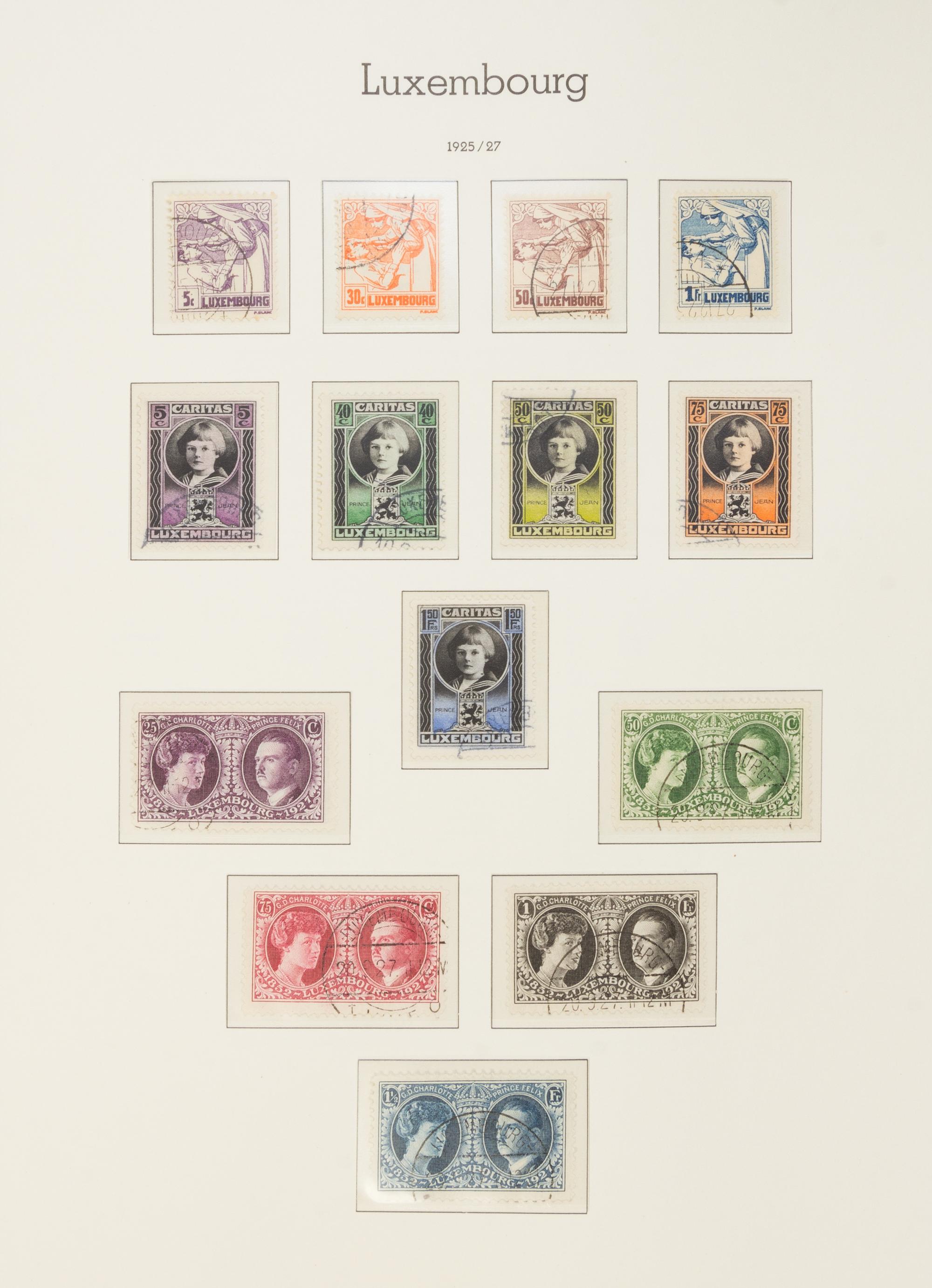 A Collection of Luxembourg Postage Stamps — LIGHTHOUSE STAMP ALBUM-No. 317SF1921-1967