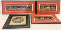 Four Framed Prints., ,