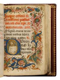 BARTOLOMEO D’ANTONIO VARNUCCI WORKSHOP (active Florence 1412/13 – c. 1479) and ITALIAN ILLUMINATOR Book of Hours, in Latin, illuminated manuscript on parchment [Italy, Florence, c. 1450]