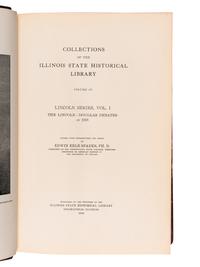 [TAFT, William Howard (1857-1930)]. SPARKS, Edwin Erle, editor. Collections of the Illinois State Historical Library. Volume III. Lincoln Series, Vol. I. The Lincoln-Douglas Debates of 1858 . Springfield, IL: Illinois State Historical Library, 1908.