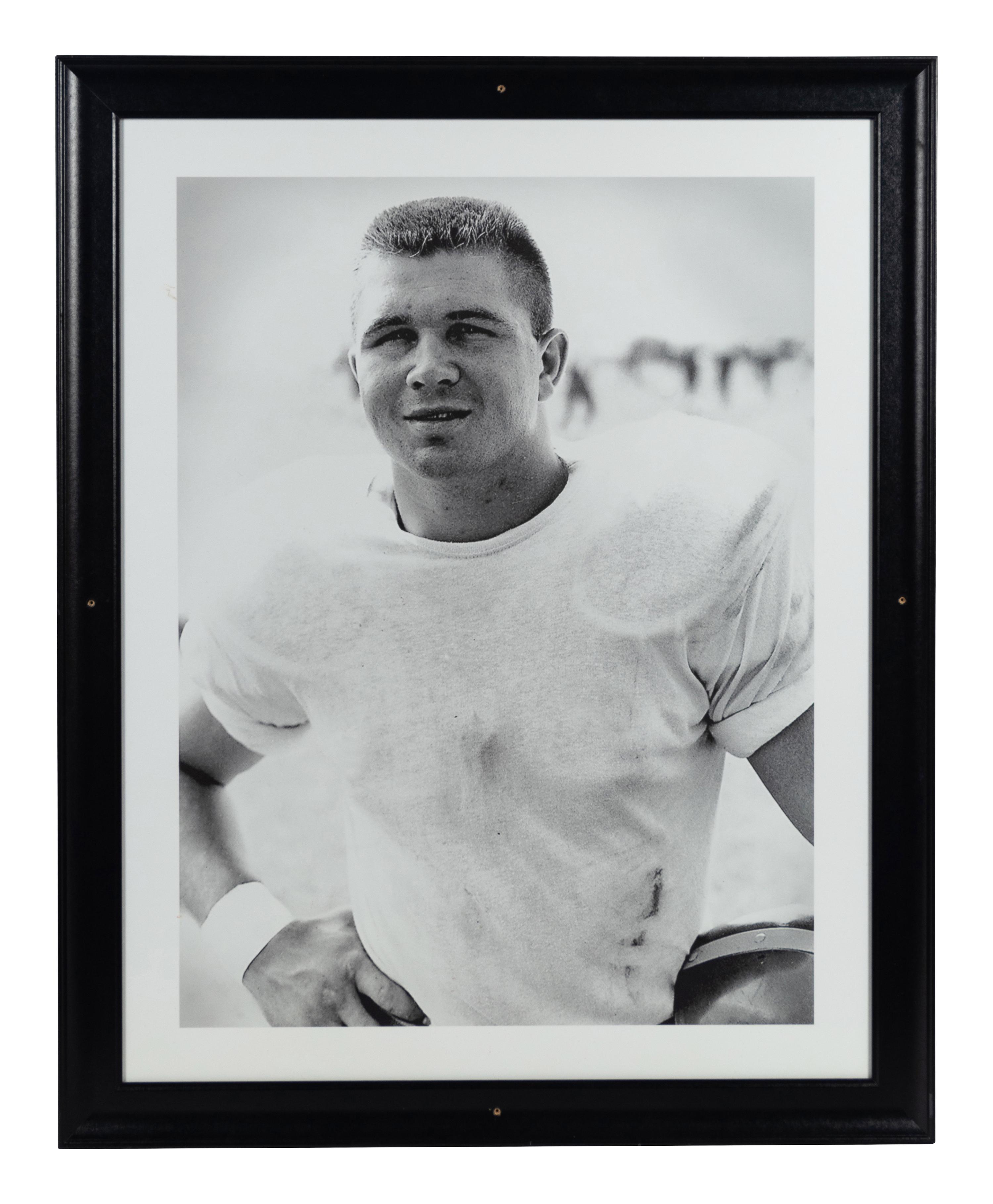 A Group of Six Large Scale Photographs of Mike Ditka as Player Formerly Displayed at Mike Ditka’s Restaurant