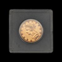 An 1881-S Liberty Head $10 Gold Coin