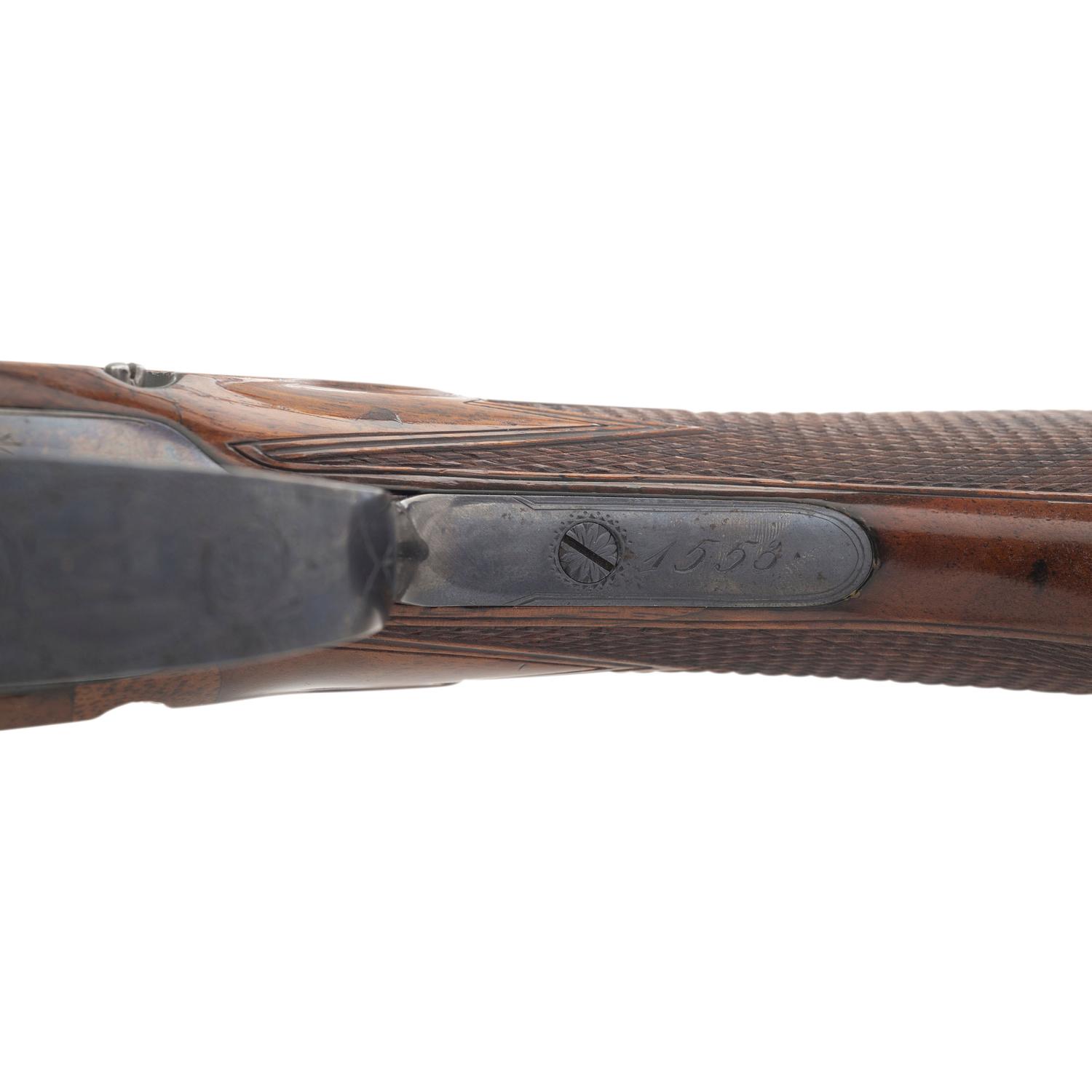 **High Quality B-Grade D.M. Lefever Crossbolt SxS Shotgun with Krupp Barrels
