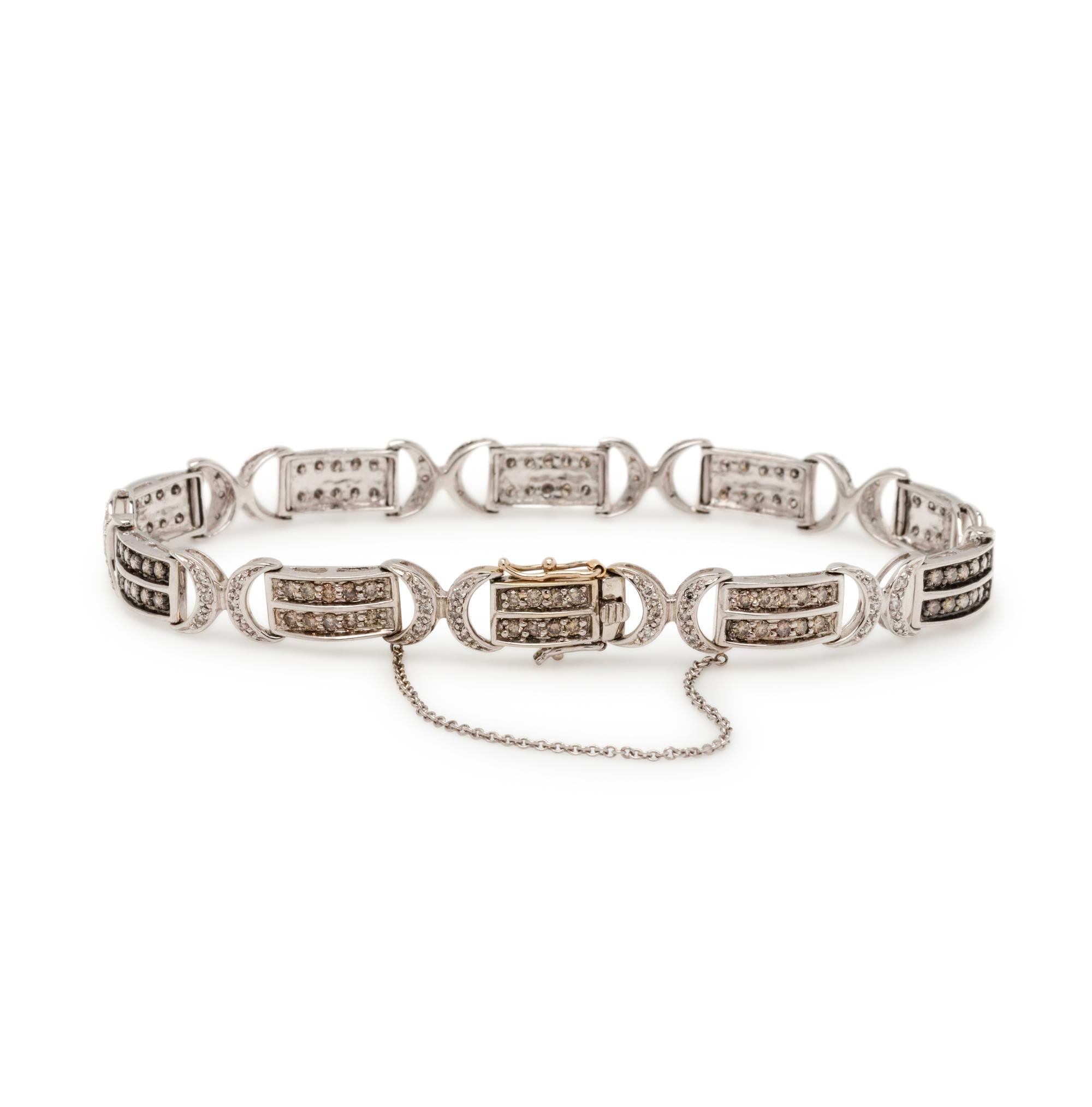 DIAMOND AND COLORED DIAMOND BRACELET