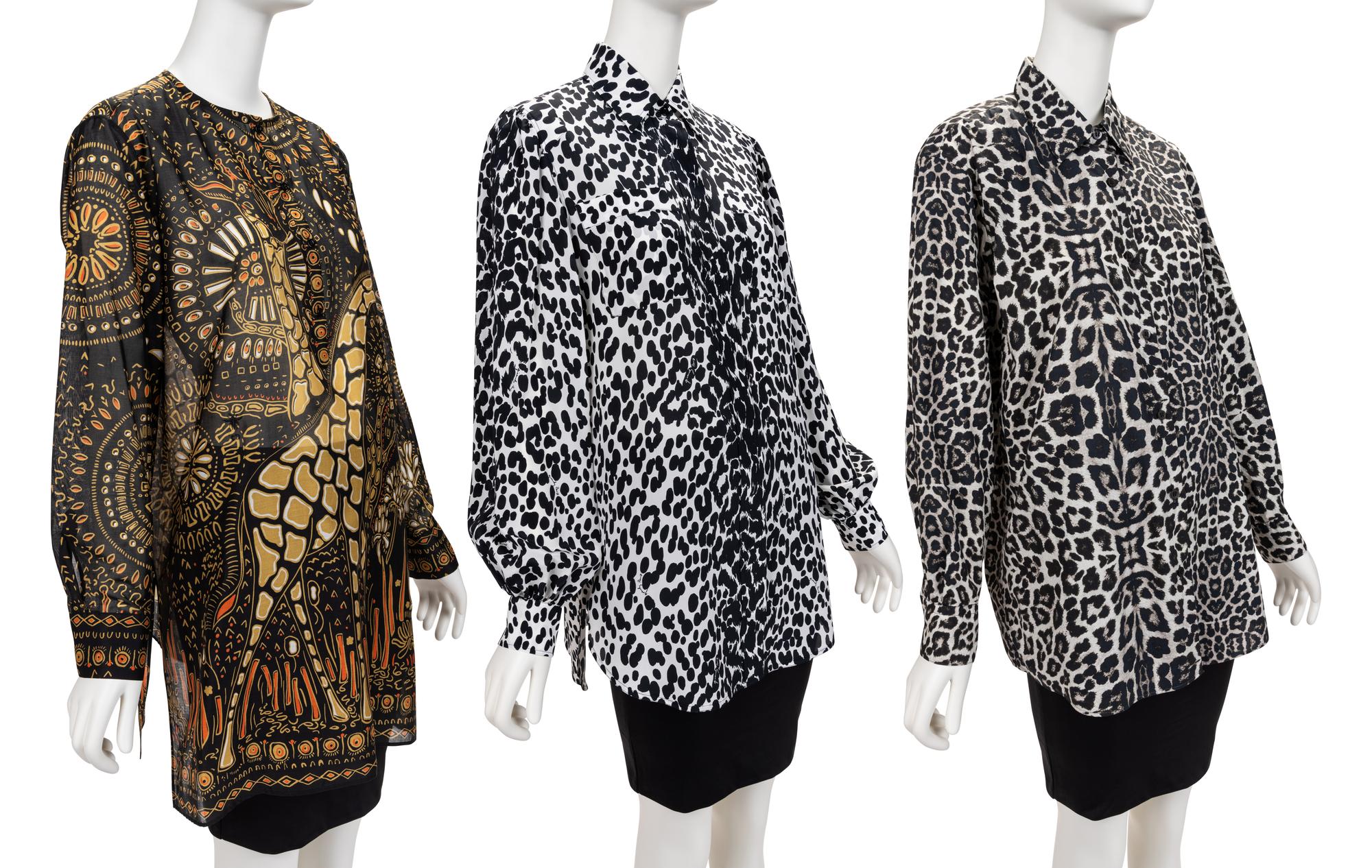 Three Designer Shirts: Christian Dior, Dries Van Noten, Givenchy, 2010-20s